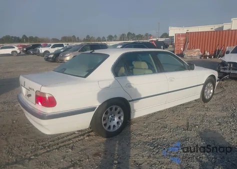 2001 BMW 740Il from USA, damaged, VIN WBAGH83451DP20194